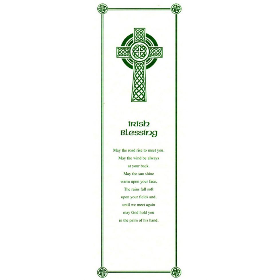 Irish Blessings - Memorial Bookmarks